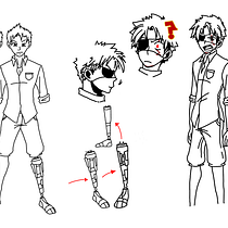 Mi proyecto del curso: Dibujo de personajes manga desde cero. Traditional illustration, Character Design, Comic, Pencil Drawing, Drawing, and Manga project by aleilara20051234 - 08.04.2022