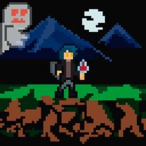 Mi proyecto del curso: Animación de personajes en pixel art para videojuegos. Character Animation, Video Games, Pixel Art, and Game Development project by Ronny Castillo Quesada - 08.02.2022