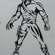 Meu projeto do curso: Ilustração para quadrinhos: a anatomia de um super-herói. Un progetto di Illustrazione tradizionale, Character design, Fumetto, Disegno a matita e Disegno anatomico di Andre Luiz - 04.08.2022