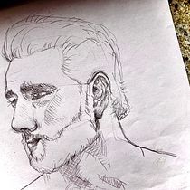 Mein Kursprojekt: Skizzenbuch für Porträts: Erkunde das menschliche Gesicht. Sketching, Drawing, Portrait Drawing, Artistic Drawing, and Sketchbook project by lachowski - 08.03.2022