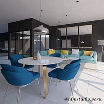 Mi proyecto del curso: Visualización arquitectónica con V-Ray para SketchUp. Un proyecto de Arquitectura, Arquitectura interior, Arquitectura digital y Visualización arquitectónica de Marcia Lliuya Gómez - 12.07.2022
