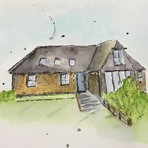 My project for course: Expressive Architectural Sketching with Colored Markers. Sketching, Drawing, Architectural Illustration, Sketchbook & Ink Illustration project by mail_311527 - 08.05.2022