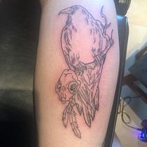 Mi proyecto del curso: Técnicas de tatuaje blackwork con línea fina. Un progetto di Illustrazione tradizionale di virita1984 - 05.08.2022