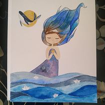 Mi proyecto del curso: Técnicas de acuarela para ilustraciones de ensueño. Traditional illustration, Drawing, Watercolor Painting, and Editorial Illustration project by natalirodmel - 08.03.2022