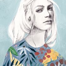 My project for course: Portrait with Pencil, Color Techniques and Photoshop. Projekt z dziedziny Trad, c, jna ilustracja,  Sztuki piękne, R, sunek ołówkiem,  R, sunek, Ilustracja c, frowa i Portret użytkownika Valya Papadopoulou - 05.08.2022