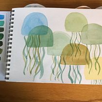 Mi proyecto del curso: Sketching creativo en acuarela para principiantes. Traditional illustration, Sketching, Creativit, Drawing, Watercolor Painting, and Sketchbook project by Marisa Marín - 08.05.2022