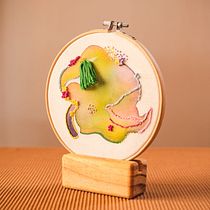 Mi proyecto del curso: Técnicas básicas de bordado y acuarela. Painting, Watercolor Painting, Embroider, and Textile Design project by Lisbeth Farfán Chávez - 08.05.2022