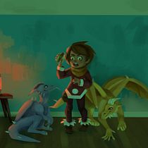 Mi proyecto del curso: Principios de iluminación para pintura digital. Traditional illustration, Digital Illustration, and Digital Painting project by ariadnae_robles - 08.05.2022