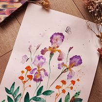 My project for course: Artistic Floral Watercolor: Connect with Nature. Ilustração tradicional, Pintura, Pintura em aquarela e Ilustração botânica projeto de Valentina Andreani - 05.08.2022