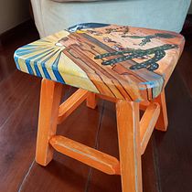 Meu projeto do curso: Pintura decorativa em móveis com tinta acrílica. DIY, Woodworking, Decorative Painting, Furniture Restoration, Upc, and cling project by martapenido - 08.05.2022