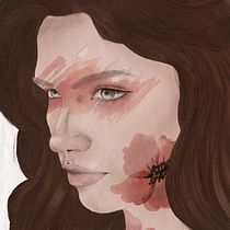 Mi proyecto del curso: Retrato ilustrado con Procreate. Ilustração tradicional, Ilustração vetorial, Ilustração digital, e Desenho de retrato projeto de romver888 - 05.08.2022