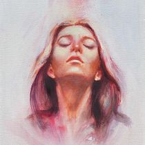 My project for course: Experimental Portraiture: Fusing Oil, Acrylic, and Spray Paint. Fine Arts, Painting, Acr, lic Painting, and Oil Painting project by Josefina Zorrilla - 08.06.2022