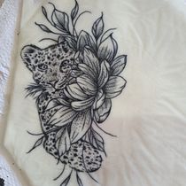 Meu projeto do curso: Técnicas de tatuagem blackwork com fine line. Tattoo Design project by Diego Bezerra - 08.02.2022