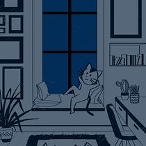 Mon projet du cours : Illustration animée avec une ambiance unique sur Photoshop. Un progetto di Illustrazione tradizionale, Animazione, Animazione 2D e Illustrazione digitale di Roxane Randel - 06.08.2022