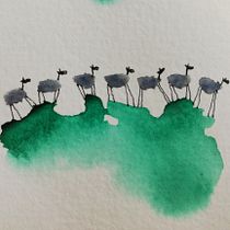 My project for course: Creative Watercolor Sketching for Beginners. Un progetto di Illustrazione tradizionale, Bozzetti, Creatività, Disegno, Pittura ad acquerello e Sketchbook di Tove Sjöberg - 06.08.2022