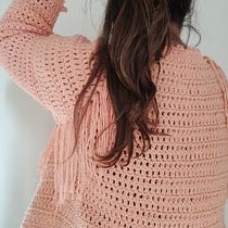 Mi proyecto del curso:  Top-down: prendas a crochet de una sola pieza. Un progetto di Fashion design, Fiber Art, DIY, Uncinetto e Textile Design di Jes Duarte - 06.08.2022