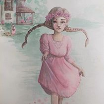 Mi proyecto del curso: Ilustración de cuento de hadas con acuarelas. Ilustração tradicional, Pintura, Desenho, Ilustração digital, e Pintura em aquarela projeto de laura_akm - 07.08.2022