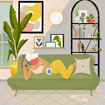 Mi proyecto del curso: Ilustración digital colorida en Procreate. Traditional illustration, Drawing, Digital Illustration, and Digital Drawing project by Maria Cecilia Orozco Barbaglia - 08.07.2022