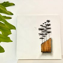 Wood over wood. Fine Arts, Painting, Realistic Drawing, and Oil Painting project by Camila Echavarria - 08.06.2022