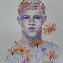 My project for course: Expressive Watercolor Portraits. Un progetto di Illustrazione tradizionale, Belle arti, Pittura, Pittura ad acquerello e Disegno di ritratti di alailescu - 07.08.2022