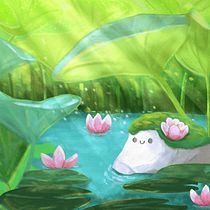 My project for course: Atmospheric Scenes in Procreate: Paint with Color and Light. Een project van Digitale illustratie y Traditionele illustratie van hiro_ri - 08.08.2022