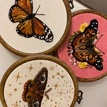 Meu projeto do curso: Técnicas de bordado realista. Traditional illustration, Embroider, and Textile Design project by Janine Bosco - 08.08.2022
