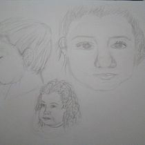 Mi proyecto del curso: Sketchbook de retrato: explora el rostro humano. Un projet de Esquisse , Dessin, Dessin de portrait, Dessin artistique , et Carnet de croquis de gperm75 - 08.08.2022
