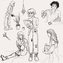 Mein Kursprojekt: Manga-inspirierte Illustration mit Procreate. Ilustração tradicional, Design de personagens, Comic, Ilustração digital, Desenho digital, e Mangá projeto de gosia_47 - 08.08.2022