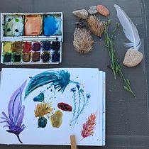 Acuarela floral: conecta con la naturaleza. Ilustração tradicional, Pintura, Pintura em aquarela e Ilustração botânica projeto de Alicia Cabacas - 29.08.2022