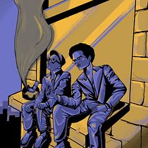 Smokin' out the window . Traditional illustration, Digital Illustration, and Digital Drawing project by Bruno Medeiros - 08.08.2022
