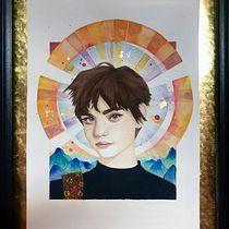 My project for course: Watercolor Portrait from a Photo. Traditional illustration, Watercolor Painting, and Portrait Drawing project by Helena Ljoljic - 08.08.2022