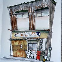 My project for course: Expressive Architectural Sketching with Colored Markers. Sketching, Drawing, Architectural Illustration, Sketchbook & Ink Illustration project by jthbird - 08.13.2022