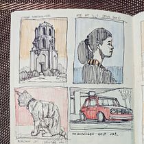 My project: Sketchbooking for Beginners: Learn to Draw Your Surroundings. Traditional illustration, Sketching, Creativit, Drawing, and Sketchbook project by Gladys Almazan - 08.09.2022