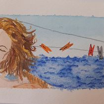 My project for course: Creative Watercolor Sketching for Beginners. Un progetto di Illustrazione tradizionale, Bozzetti, Creatività, Disegno, Pittura ad acquerello e Sketchbook di clara_sisini - 09.08.2022