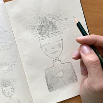 My project for course: Artistic Illustration: Draw from Your Imagination. Traditional illustration, Painting, Creativit, Pencil Drawing, and Drawing project by artlimona - 08.09.2022