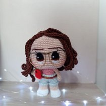 Meu projeto do curso: Amigurumi: crie pessoas com crochê. Arts, Crafts, To, Design, Fiber Arts, Crochet, Amigurumi, and Textile Design project by Ana Salerno - 08.07.2022