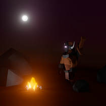 Mi proyecto del curso: Modelado de personajes low poly para videojuegos Ein Projekt aus dem Bereich 3D, 3-D-Modellierung, Videospiele, Design von 3-D-Figuren und Design für Videospiele von Alejandro Julio Ulloa - 08.08.2022