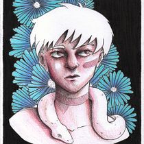 Mi proyecto del curso: Retrato creativo en claroscuro con lápiz. Un projet de Illustration traditionnelle, Dessin au cra, on, Dessin de portrait, Dessin artistique, Dessin aux cra , et ons de couleur de Noah Alvarado - 10.08.2022