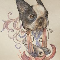 Meu projeto do curso: Ilustração surrealista inspirada na natureza. Traditional illustration, Pencil Drawing, Drawing, Artistic Drawing, Naturalistic Illustration, and Colored Pencil Drawing project by JOAO CARLOS BLANES - 08.07.2022