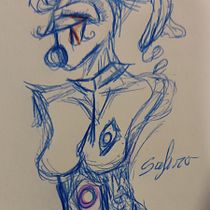 Mi proyecto del curso: Sketchbook fantástico: dibuja personajes desde la imaginación. Traditional illustration, Creativit, Drawing, and Sketchbook project by Veronica Quishpe - 08.10.2022