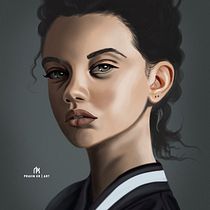 My project for course: Digital Fantasy Portraits with Photoshop. Traditional illustration, Drawing, Digital Illustration, Portrait Drawing, Digital Drawing, and Digital Painting project by Pravin Kumar - 08.10.2022