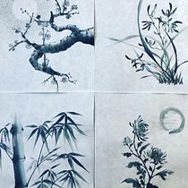 My project for course: Introduction to Sumi-e Painting Ein Projekt aus dem Bereich Traditionelle Illustration, Zeichnung und Illustration mit Tinte von Sabine Nimz - 10.08.2022