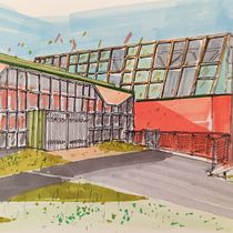Il mio progetto del corso: Disegno architettonico espressivo con pennarelli colorati. Sketching, Drawing, Architectural Illustration, Sketchbook & Ink Illustration project by waltercoletto - 08.10.2022