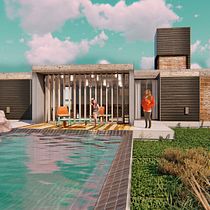 Mi proyecto del curso: Ilustración digital de un proyecto arquitectónico. Un projet de Architecture, Pa, sagisme, Illustration numérique, Architecture numérique et Illustration architecturale de Johan Sobrino Castillo - 10.08.2022