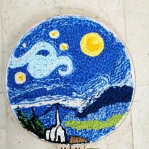 Mi proyecto del curso: Punch needle para el diseño de alfombras. Projekt z dziedziny Projektowanie dodatków, Craft,  Haft,  Dekoracja wnętrz,  Haft pętelkow, Wzornictwo tekst i liów użytkownika ncaneloromero - 08.08.2022