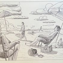 My project for course: Basic Principles of Drawing People from Imagination. Traditional illustration, Fine Arts, Sketching, Pencil Drawing, Drawing, Artistic Drawing, and Figure Drawing project by margaret_casagrande - 08.05.2022