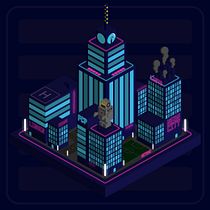 Proyecto de Levi Zavalza del curso: Ilustración vectorial isométrica desde cero. Un progetto di Graphic design, Illustrazione vettoriale, Illustrazione digitale e Illustrazione tradizionale di Levi Zavalza - 10.08.2022