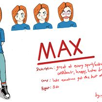 My project for course: Creation of Manga Characters. Traditional illustration, Character Design, Comic, and Manga project by Andres Portillo - 08.10.2022