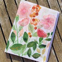 My project for course: Artistic Floral Watercolor: Connect with Nature. Ilustração tradicional, Pintura, Pintura em aquarela e Ilustração botânica projeto de kittikirchner - 11.08.2022