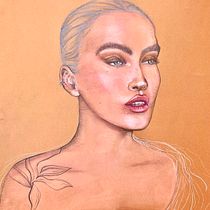 Mi proyecto del curso: Ilustración con pastel y lápices de colores. Un progetto di Illustrazione tradizionale, Belle arti, Disegno a matita, Disegno, Disegno di ritratti, Disegno realistico e Disegno artistico di francodavinia - 09.08.2022